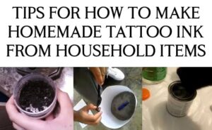 homemade tattoo ink